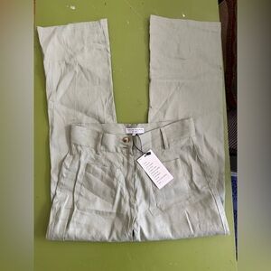 Taylor Tillman NY Lily Pants, Silver Green, NWT, S